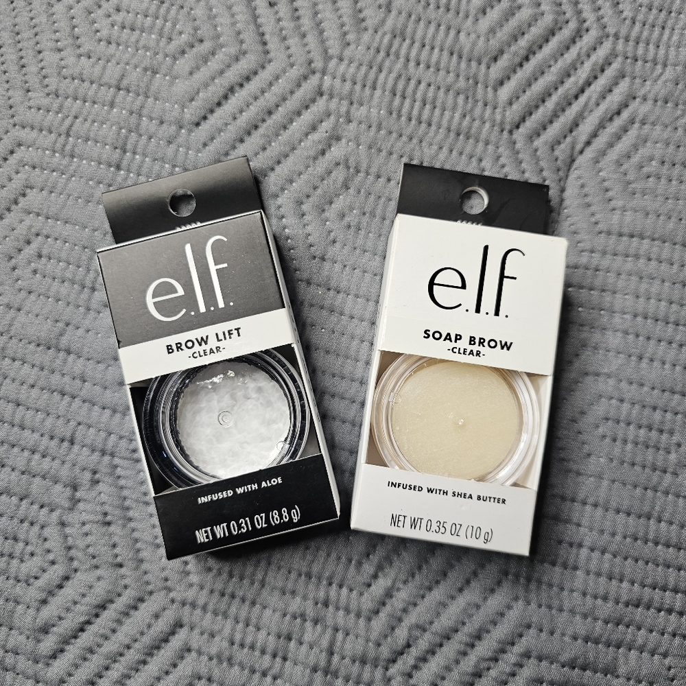 Elf cosmetics brow gel and soap